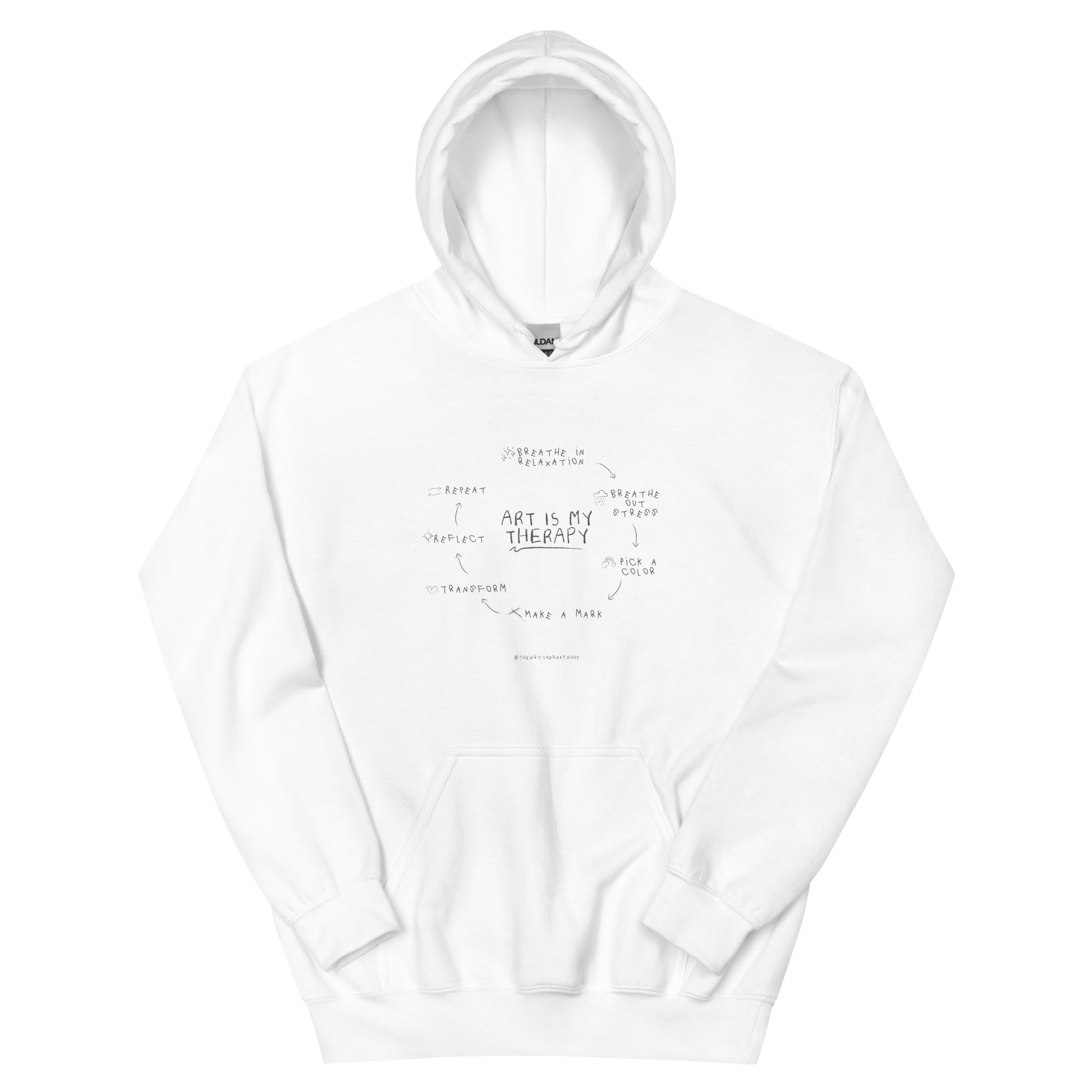 Art is My Therapy Hoodie