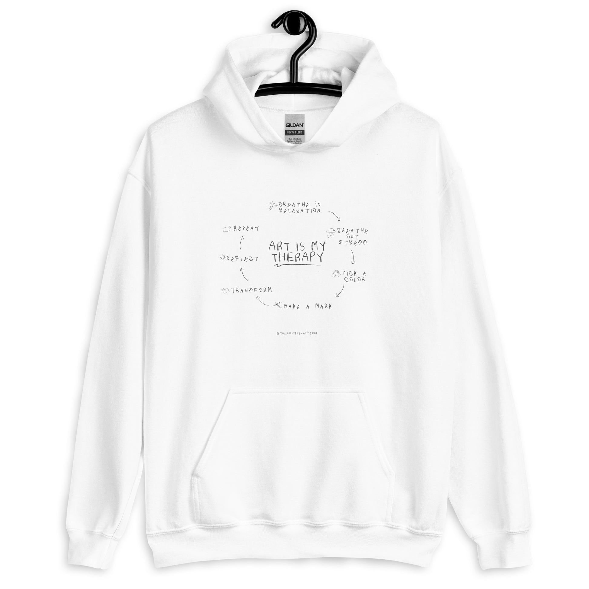 Art is My Therapy Hoodie
