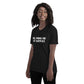 Will Work For Art Supplies Black & White T-Shirt