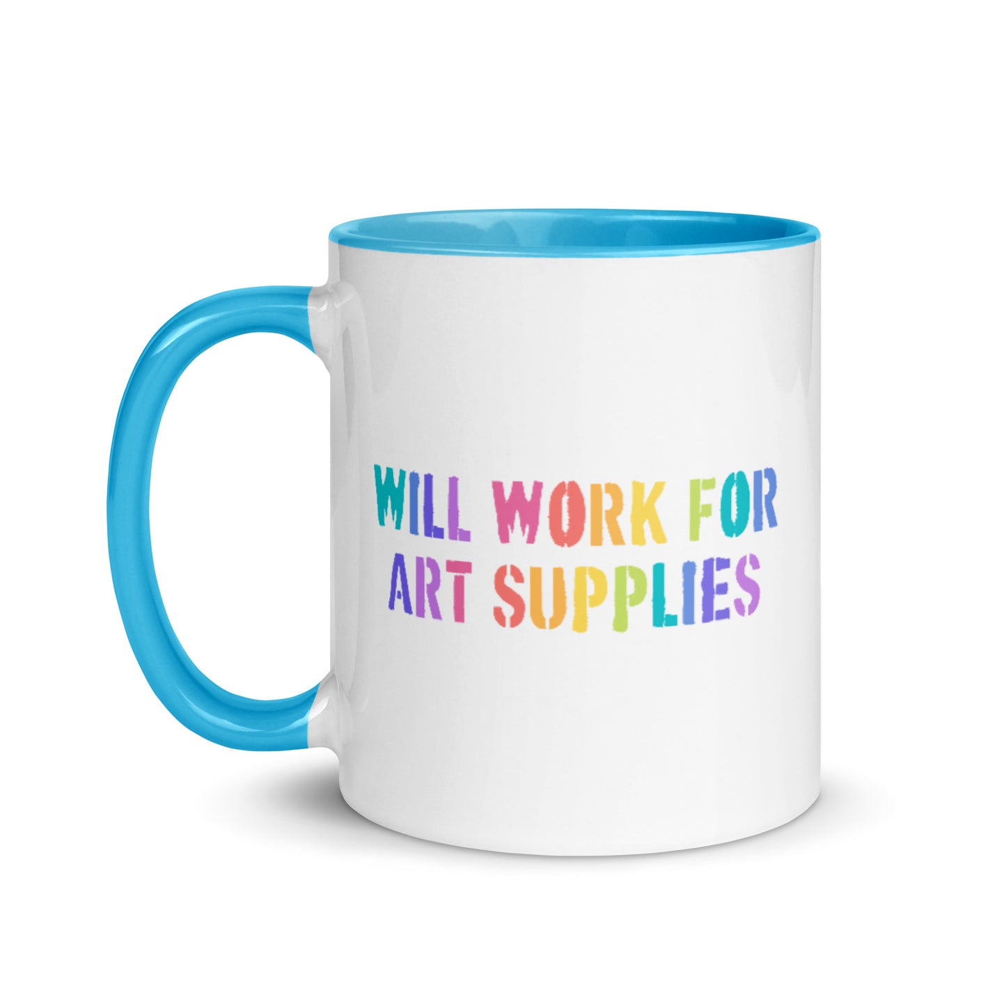 Will Work For Art Supplies Mug