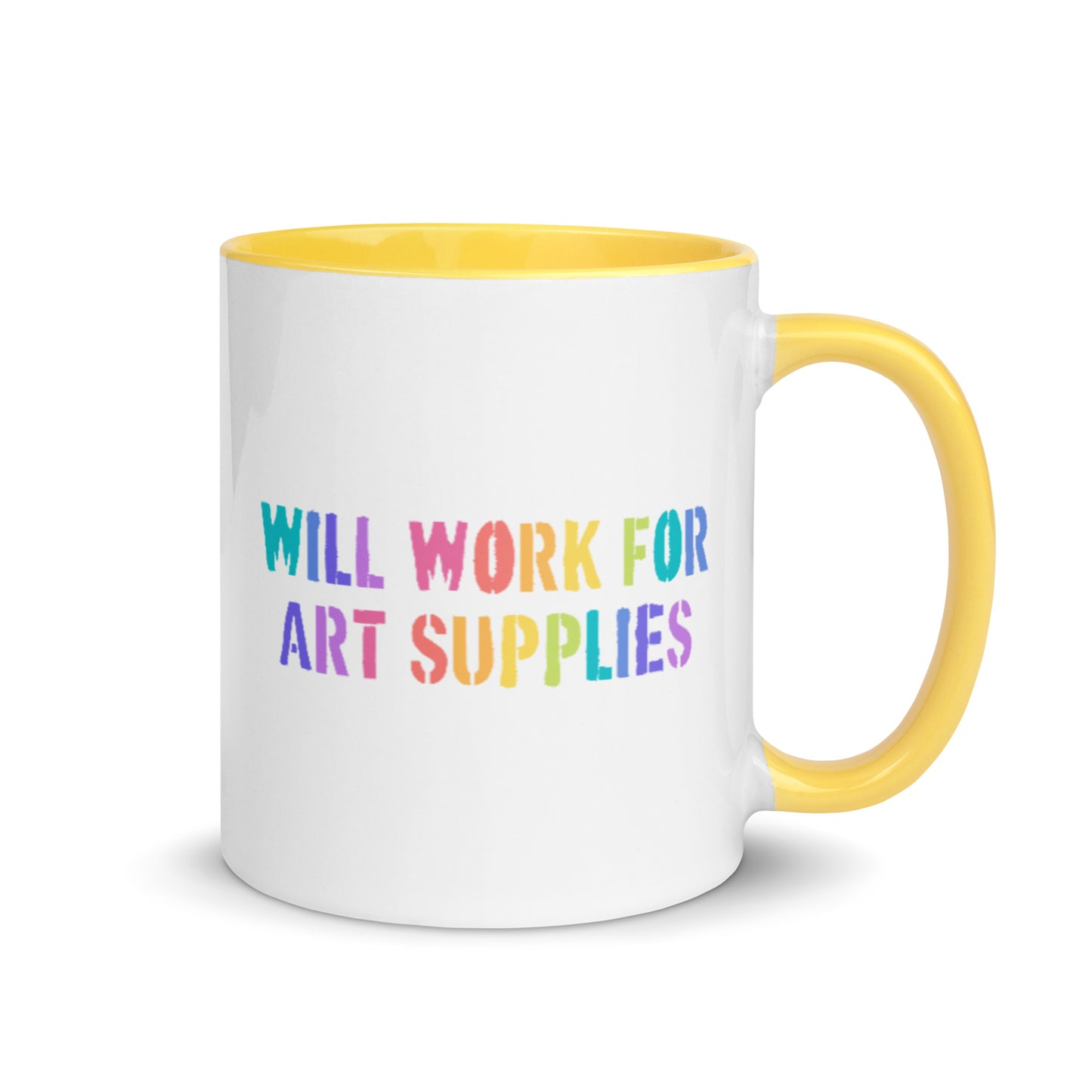 Will Work For Art Supplies Mug